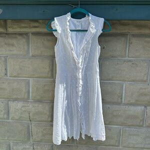 Kate Spade White Lace Eyelet Sundress